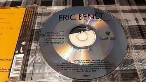 Eric Benet - Why You Follow Me - Cd Single Imporado 1