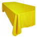 Rectangular Stain-Resistant Tablecloth 3.00x1.50 Yellow 0