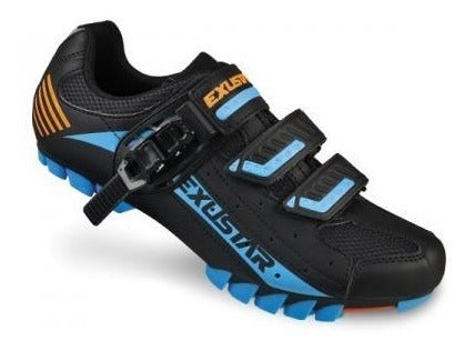 Exustar E-SM364 MTB Cycling Shoes SPD Synthetic Leather 0
