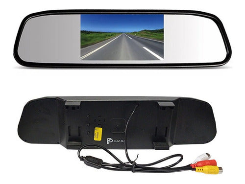 Kit Sensor + Câmera + Retrovisor Lcd Vw Amarok 1