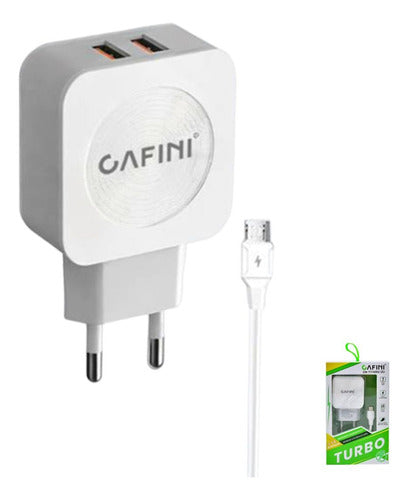 Cafini Micro USB Charger 3.1A 2USB 1m Charger with 2 USB Ports 1