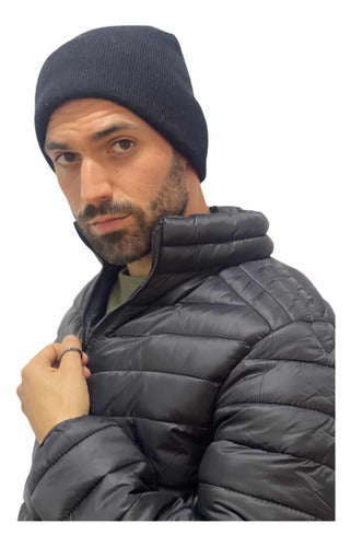 Polo Club Campera Negra Hombre: Estilo Uniqlo 1