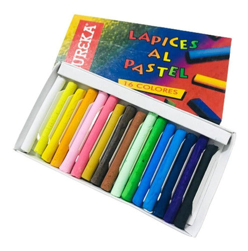 Eureka School Chalk Pastels X16 Colors 1