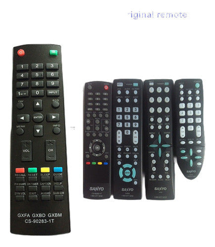 Sub De Nuevo Sustituido Tv Controller Control Remoto Sanyo G 2