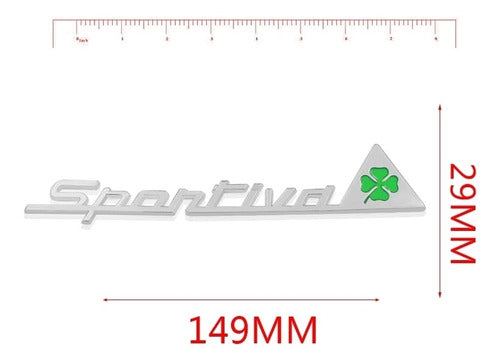 Emblema Insignia Sportiva Para Alfa Romeo 2