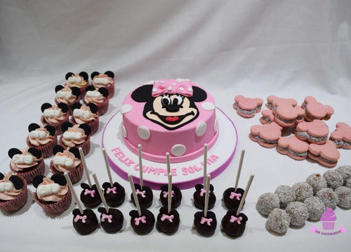 SS GOURMET Sweet Table Minnie for 30 People - Cake, Cupcakes, and Cake Pops 0