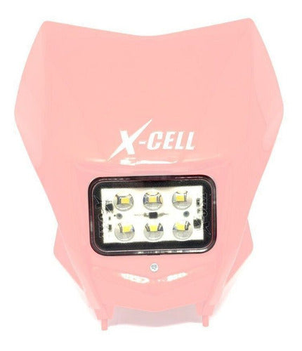 Farol Crf 230 Crf 250f X-cell Com 6 Leds Lente De Plástico 5