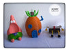 Big Rabbit Deco Set Cocina Bob Esponja X 3 Piezas 0