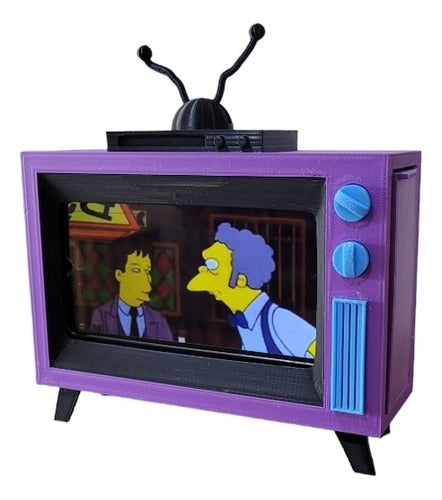 Leviosa.3d TV De Los Simpsons Holder Soporte Porta Celular 3D Original 0