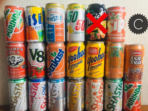 Lote C Colección De Latas ´90, Holanda Eeuu Puerto Rico Arg 0