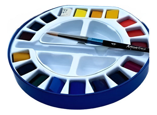 Daler Rowney Acuarelas Travel Set Aquafine 18 Colores 0