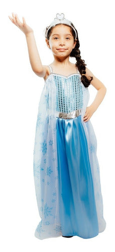 Ulimana Elsa Frozen Princess Costume 0