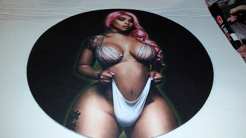 Hot Girl Morocha Bikini Blanca Slipmat Paño Suave Espuma 1