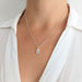 925 Silver Initial Letter Necklace 3