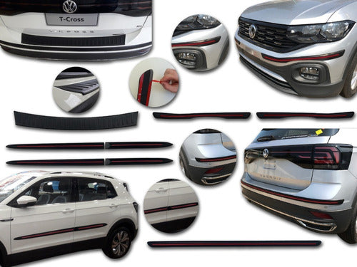 Kenny Volkswagen T-Cross Black Bumper Protector 1