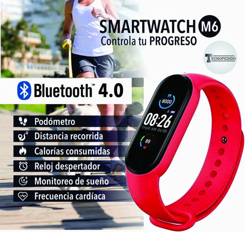 BlueStar M6 Smartwatch Bluetooth Touch Android IOS 5