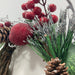 Christmas Wreath Decorated with Wicker, Flowers, and Pearls by Pettish Online 5
