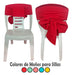 Alquiler Silla Plástica De Pvc Con Moño X10 Unid G P 0