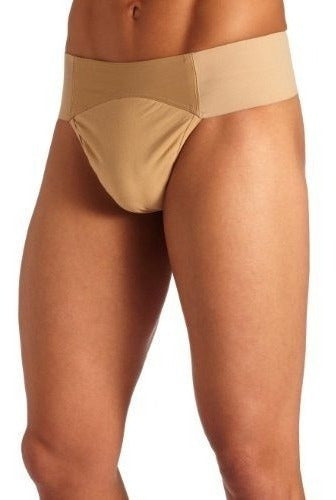 Capezio Mens Acolchado Algodon Panel Thong Dance Belt 0