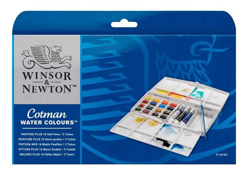 Winsor & Newton Acuarela Cotman Painting Plus 20 Piezas 0