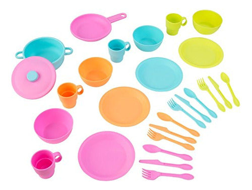 KidKraft 27-Piece Kitchen Utensil Set - Brights 0