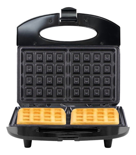 Oryx Waflera Electrica Antiadherente 750W Waffles Teflon Metalica 6