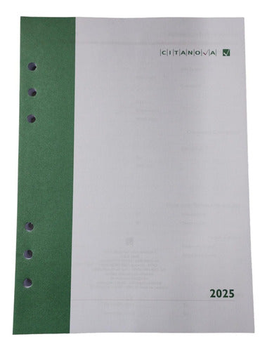 Citanova Weekly Replacement Agenda N°8 2025 16.5x23cm 1