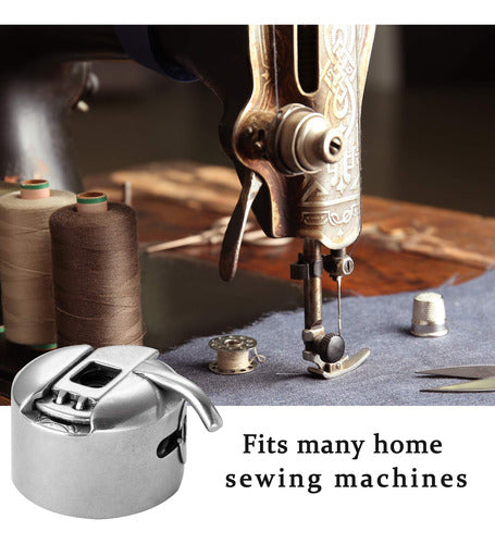 Mudder Sewing Machine Bobbin Case Stainless Steel - 4 Units 4