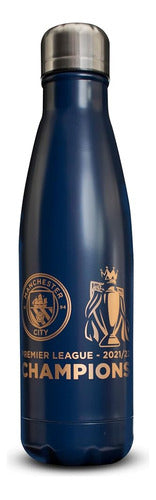 Manchester City FC Man City 2021/22 Premier League Champions Vacuum Flask 0