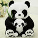 Oso Panda Bebé Y Mamá 2 Muñecos Peluches Hermosos! 3