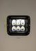 Juego Faros Camineros 18led 12v-24vint.naranja/blanco An-619 2