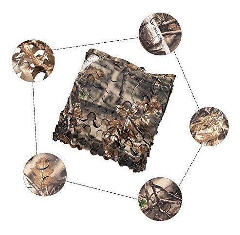 AUSCAMOTEK Camouflage Netting for Hunting, Decoration, Photography - 1.5x4m 1