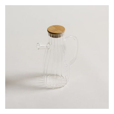 Generic Olive Oil Dispenser with Bamboo Lid 650 ml 3