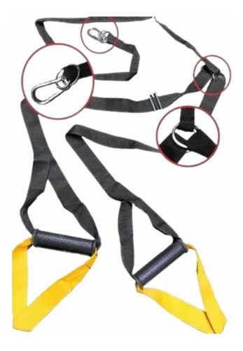 TRX Suspension Band + Anchor + 8kg Kettlebell Set 3