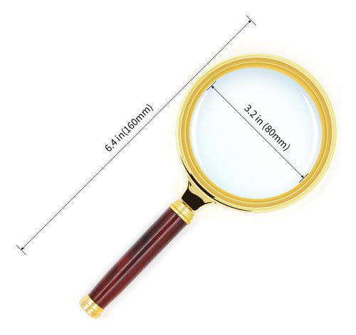 Generic 90mm/3.6 Handheld 10X Magnifying Glass for Reading and Jewelry 2