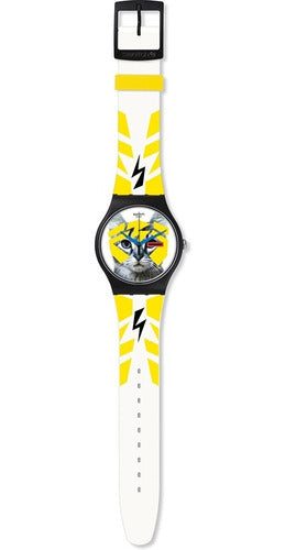 Swatch Electrochat Mesh Watch Strap SUOB135 | ASUOB135 3