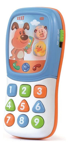 Hap-P-Kid Little Learner Toy Cell Phone - Bilingual Learning Fun for Kids 2