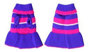 Yorkie Fuchsia Blue Ribbed Sweater 1