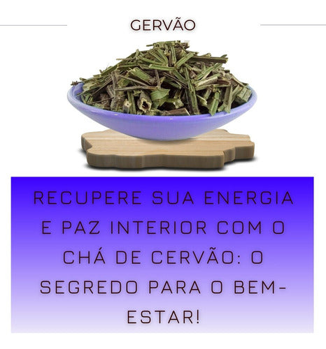 Kit 20 Chás De Gervão-100% Puro Erva Natural Chá 2