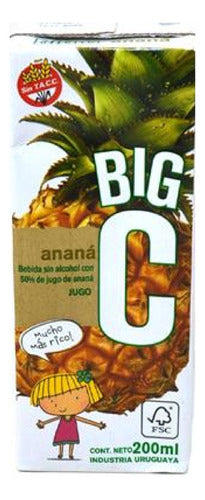 Big C Juice 200ml Pack of 27 Pineapple Flavor 0