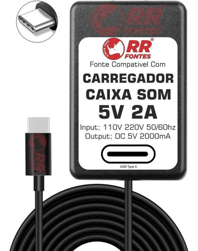 Fonte Carregador 5v Para Caixa De Som Sony Srs-xb13 Srs-xb32 1