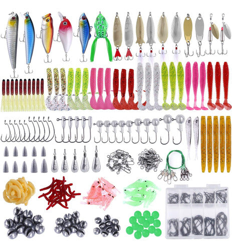 Señuelos Pesca Mosca Cebo Accesorios Pescador Kit 302 Piezas 7