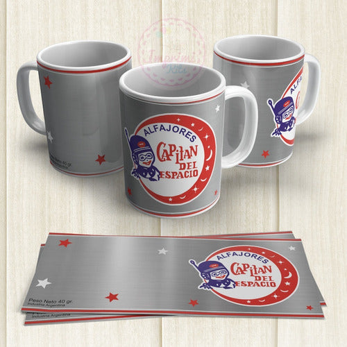 Sublimation Templates Captain of Space for Mugs - Imprimi Kits 1