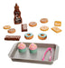 Toy Chef Bakery Pretend Playset with Toy Foods - Plastic Food for Kids 0