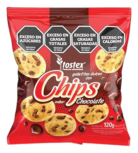 Tostex Cookies with Chocolate Chips 120g 0