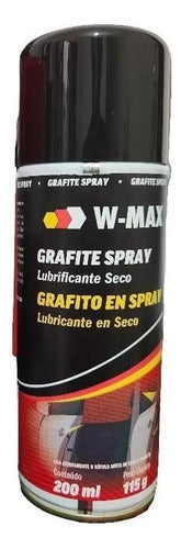 Grafito En Spray W-max 200ml Plaza Verdi 0