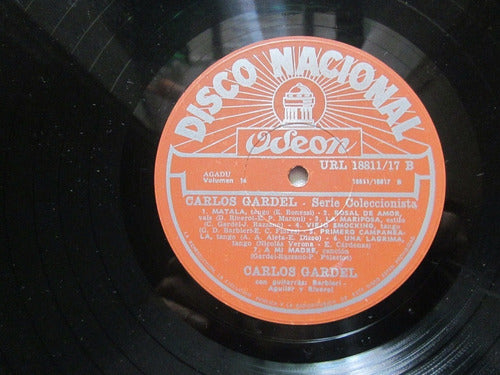 Antiguo Disco De Nilo Carlos Gardel Coleccionistas Vol 16 4