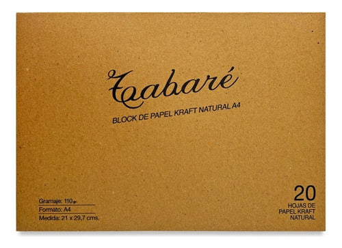 Block Papel Kraft Tabare 110gr. X20 Serviciopapelero 0