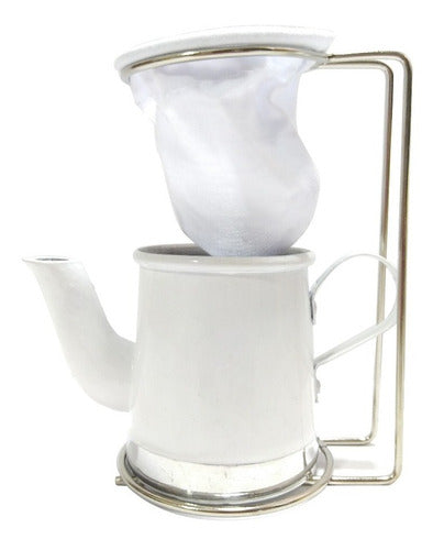 Coador Para Café Dose Ùnica Com Bulê 250 Ml 4