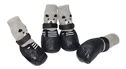 Urbest Calcetines Para Perros, 4 Piezas Zapatos Para Perros 0